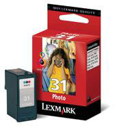 No. 31 Photo Colour Print Cartridge for the Lexmark X8350 A4 Multifunction Printer