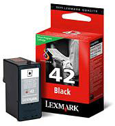 Black No. 42 Return Program Ink Cartridge for the Lexmark X4850 A4 Inkjet Printer