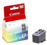 Colour (CMY) CL-51 FINE High Yield Ink Cartridge (270 pages) for the Canon MX310 A4 Multifunction Printer