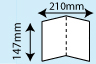 OKI A5 Cards OKI Pre-creased A5 card 100 sheets for the Oki B4250 A4 Mono Laser Printer