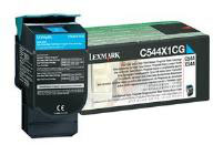 Cyan Extra High Yield Return Program Toner Cartridge (4,000 Pages) for the Lexmark C544dn A4 Colour Laser Printer