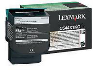 Black Extra High Yield Return Program Toner Cartridge (6,000 Pages) for the Lexmark C544dn A4 Colour Laser Printer