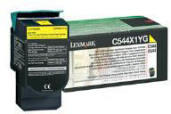 Yellow Extra High Yield Return Program Toner Cartridge (4,000 Pages) for the Lexmark C544dn A4 Colour Laser Printer