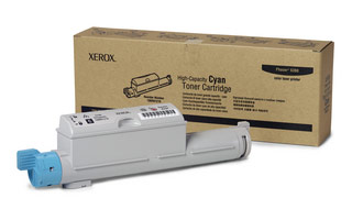 Cyan Hi Capacity Toner Cartridge (12,000 Pages) for the Xerox Phaser 6360DX A4 Colour Laser Printer