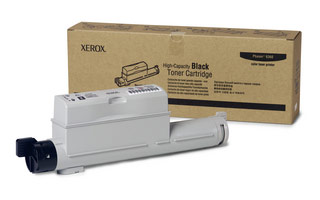 Black Hi Cap Toner Cartridge (18,000 Pages) for the Xerox Phaser 6360DX A4 Colour Laser Printer