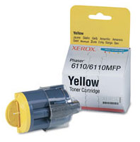 Yellow Toner Cartridge (1,000 Pages) for the Xerox Phaser 6110N A4 Colour Laser Printer