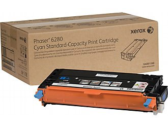 Cyan Toner Cartridge (2,200 Pages) for the Xerox Phaser 6280DN A4 Colour Laser Printer