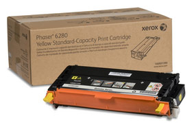Yellow Toner Cartridge (2,200 Pages) for the Xerox Phaser 6280DN A4 Colour Laser Printer