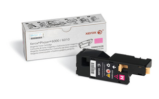 Magenta Toner Cartridge (1,000 Pages) for the Xerox Phaser 6000 A4 Colour Laser Printer