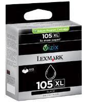 No. 105XL Black High Yield Ink Cartridge (510 pages) for the Lexmark Pinnacle Pro 901 A4 Inkjet Printer