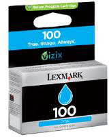 No. 100 Cyan Ink Cartridge (200 pages) for the Lexmark Pinnacle Pro 901 A4 Inkjet Printer