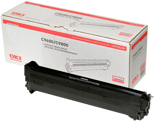 Magenta Image Drum (30,000 pages) for the Oki C9850hdn A3 Colour Laser Printer