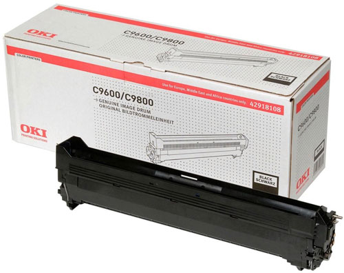 Black Image Drum (30,000 pages) for the Oki C9850hdn A3 Colour Laser Printer