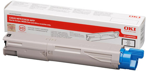 Magenta Toner Cartridge (2,500 pages) for the Oki MC350 MFP A4 Multifunction Printer