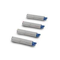 Standard Cyan Toner Cartridge (1,500 pages) for the Oki C3450N A4 Colour Laser Printer