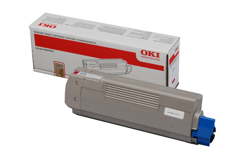 Magenta Toner (6,000 pages) for the Oki C610n A4 Colour Laser Printer