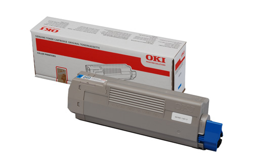 Cyan Toner (6,000 pages) for the Oki C610n A4 Colour Laser Printer