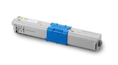 Yellow Toner (2000 pages) for the Oki C530dn A4 Colour Laser Printer