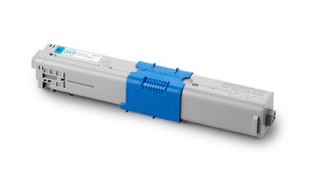 Cyan Toner (2000 pages) for the Oki C530dn A4 Colour Laser Printer
