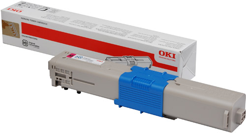 OKI Magenta Toner (1,500 pages) for OKI C301, C321 Printers for the Oki C301dn A4 Colour Laser Printer