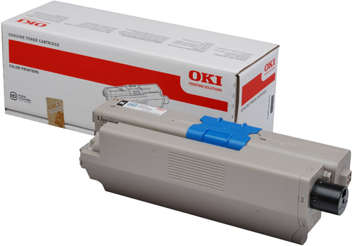 OKI Black Toner (2,200 pages) for OKI C301, C321 Printers for the Oki C301dn A4 Colour Laser Printer