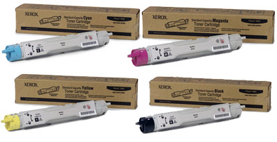 Toner Multi Pack CMY (5K) + Black (9K) for the Xerox Phaser 6360DX A4 Colour Laser Printer