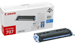 Canon 707Cya Cyan Ink for the Canon LBP5000 Laser A4 Colour Laser Printer