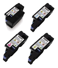 Toner Multi Pack CMYK (700 pages) for the Dell 1350cnw A4 Colour Laser Printer