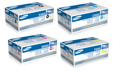 Toner Multi Pack CMY(2k) K(2.5k) for the Samsung CLX-6220FX A4 Multifunction Printer