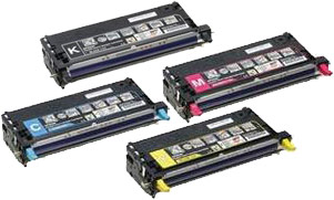 Epson Toner Rainbow Pack CMY (2K) + Black (3K) for the Epson AcuLaser C2800DTN A4 Colour Laser Printer