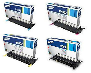 Toner Multi Pack CMY (1k) + Black (1.5k) for the Samsung CLX-3175FW A4 Multifunction Printer