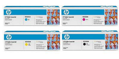 HP Toner Value Pack 3.5k (CMYK) for the HP CP2025DN A4 Colour Laser Printer