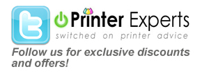 Follow Printer Experts on twitter for latest offers and discounts...