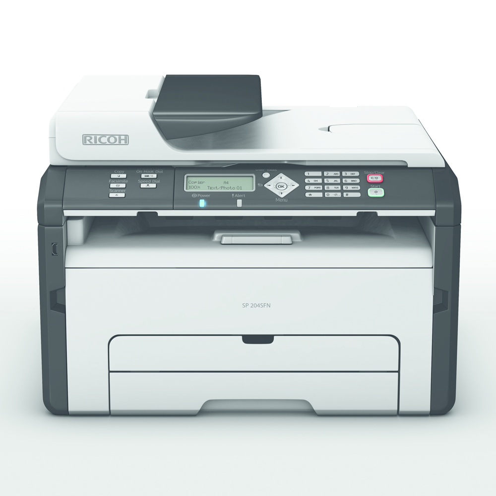 Ricoh SP204SFN A4 Multifunction Printer