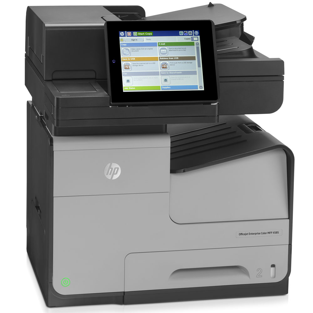HP Officejet Enterprise Color X585f  A4 Multifunction Printer